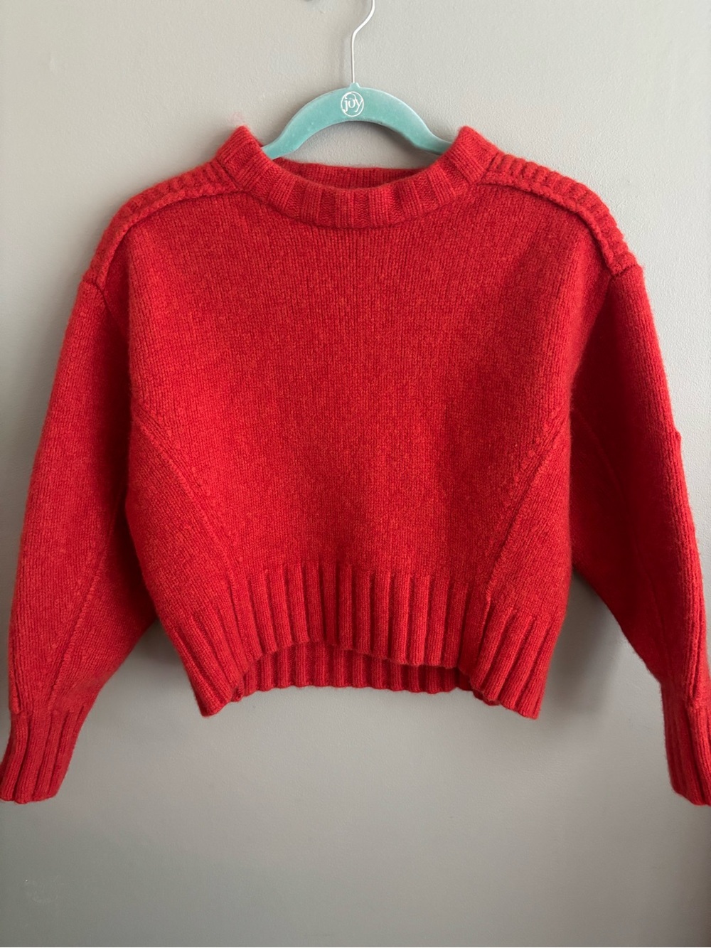 Banana Republic Merino Wool Cashmere Blend Sweater Burnt Orange Medium M